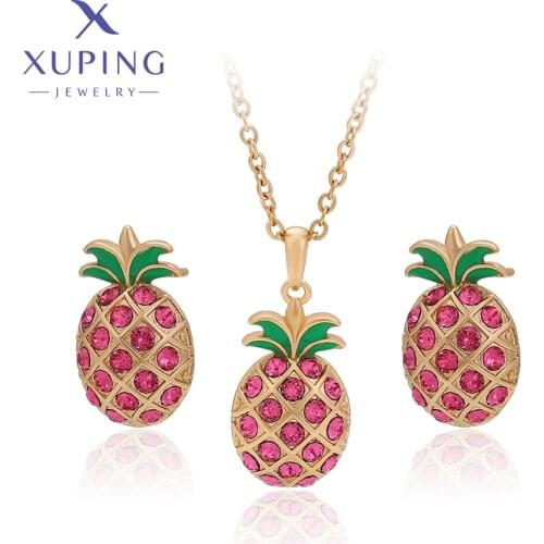 Xuping Jewelry Fashionable New Model Lovely Crystals Sets for Women Party Girl Gift A00689674