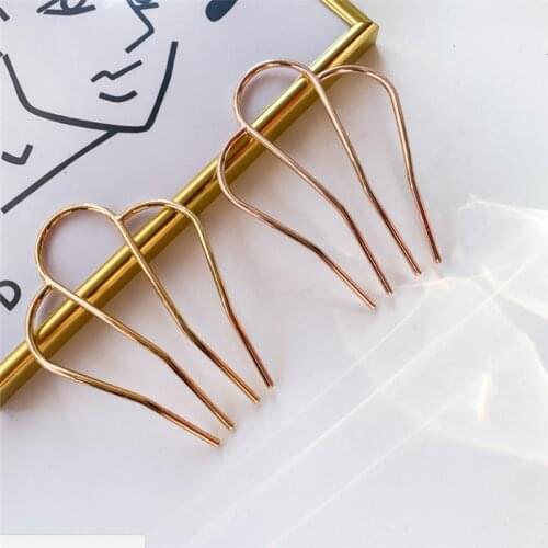 Japan Hair Sticks Women U Shape Hairclip Simplicity Colorful Girls Hairpins Wedding Bridal Hairstyling Design Tools Gifts