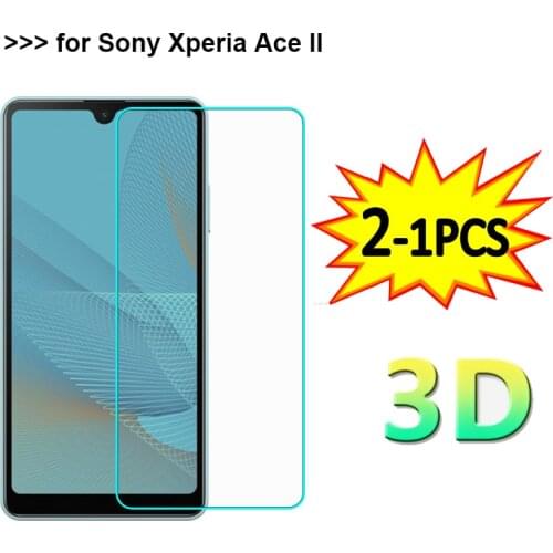 2-1PCS Protective Glass For Sony Xperia Ace II SO-41B Tempered Glass Screen Protector For Sony Xperia Ace II Pelicula De Vidrio