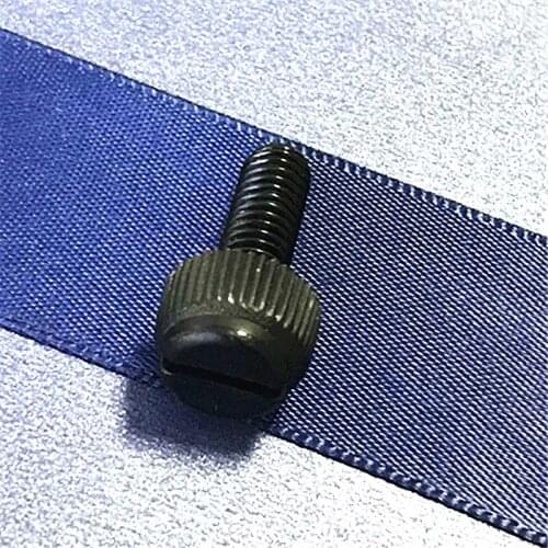 20pcs M6 PA66 material environmental plastic screw slotted knurled nylon screws hand bolts insulation bolt 8mm-20mm length