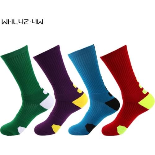 5 Pairs/Lot Colorful Sport Socks Bike Running Football Cycling Anti-Bacterial Breathable Warm Outdoor Basketball Socks Hot Sell