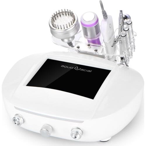 5 In 1 Ultrasonic Scrubber Dead Skin Remove Photon Microdermabrasion Wrinkle Remove Sprayer Face Smooth Beauty Machine
