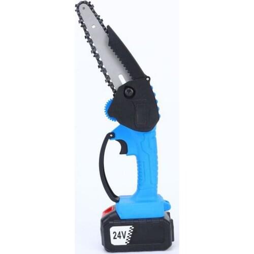 6 Inch Electric Chain Saw with Battery Pruning ChainSaw 3500rpm Cordless Garden Logging Saw Woodworking Cutter Power Tools