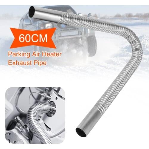 60cm Bellows Car Accessories Exhaust Pipe Tube Air Parking Heater Diesel Vent Tank Replacement For Caravan Truck 4x4 Automotive