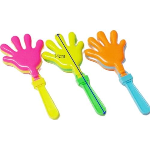 6X Hand Clapper 14cm Noisemakers Novelty Birthday Party Favor Bag Gift Sound Toys Prize Kid Fiesta Goody Pinata Loot Filler