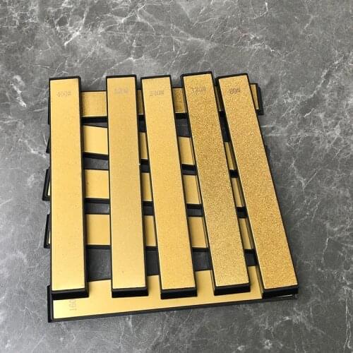 Knife sharpener Diamond Fixed angle sharpener Golden sharpening stone professional knives accessories 80# -- 1600# Grit