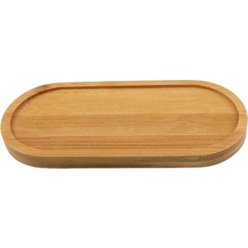 Flower pot mat Tray Cushion pad base holder Flowerpot support Succulent Display stand plant planting pot seat Wood Wooden Oval