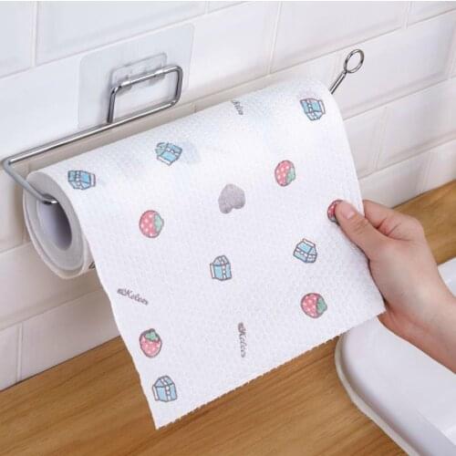 Paper Towel Holder with Non-Slip Design Wall Mount Durable Lightweight Convenient Reusable for Kitchen Bathroom MUMR999