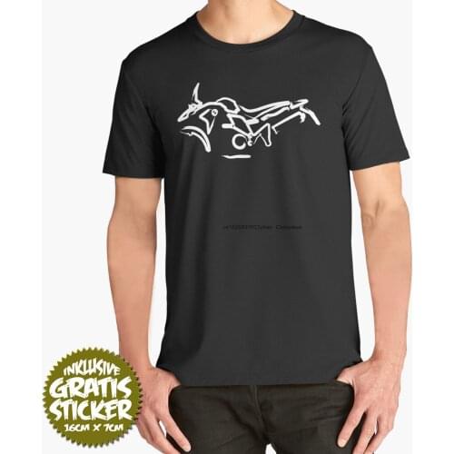 F800GS T-Shirt incl FREE Sticker Calligraphy Motorcycle Enduro