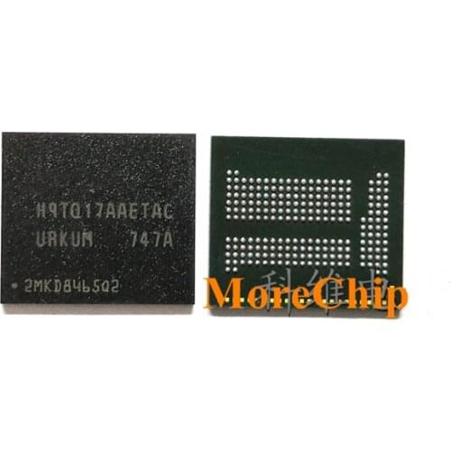 H9TQ17AAETAC emcp eMMC BGA221 NAND Flash Memory IC 16GB 16+3 Chip Soldered Ball