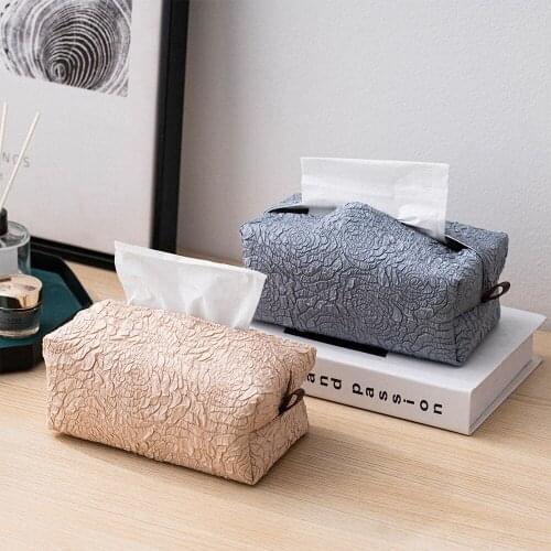 Nordic Tissue Boxes Cotton Home Decoration Accessories Napkin Holder Modern Art Toilet Paper Holder Living Room Decoration
