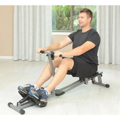 Multifunctional Foldable Stainless Steel Rowing Machine Abdominal Fitness Training Body Rowing Indoor Home Exercise Equipment