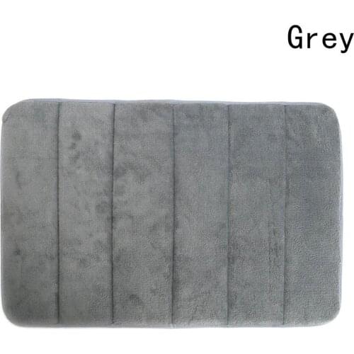 40*60cm Memory Foam Anti-Skid Bath Mat Water Absorption Rug Bathroom Mat Bath Mat kitchen Door Toilet Non Slip Floor Mat Carpet