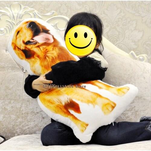 New Hot Photo customization DIY cushions Creative gift dogs pillow Plush Toys Dolls Stuffed Animal cushion Sofa Car Decorative