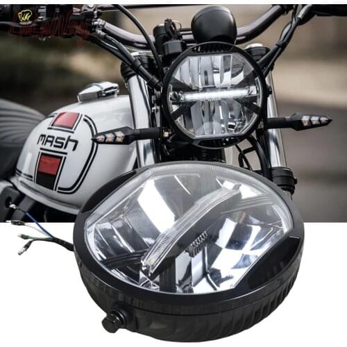 Motorcycle Headlight Assembly LED Light Moto for AprIlia CR150 Leoncino 500 E8 Certification Monster 696 Custom Front Headlamp