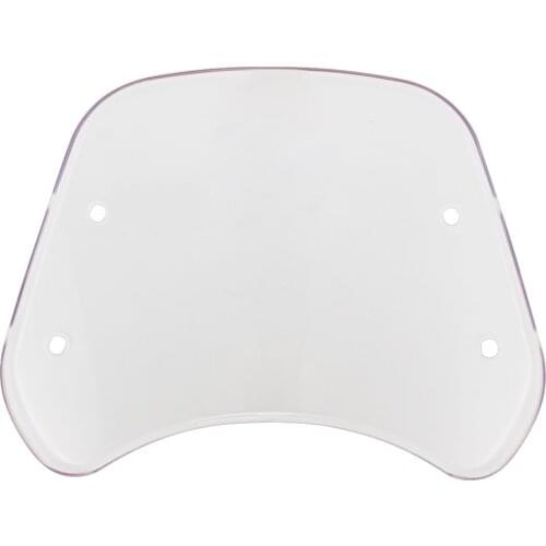 Clear Motorbike 7" Vintage Compact Sport Windshield Visor Wind Deflector Protector For Benelli Leoncino 250 500 Trail Models