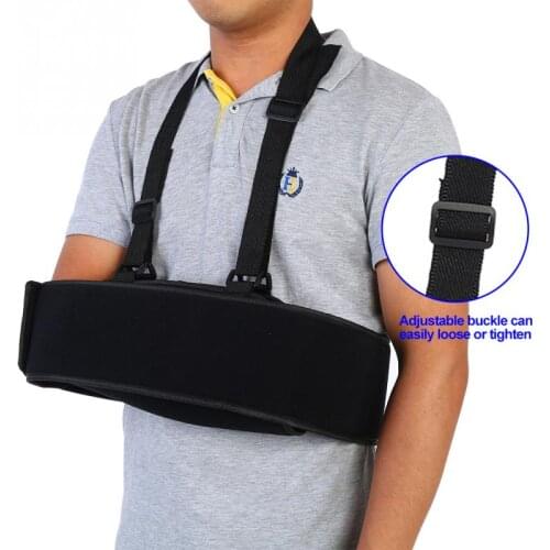 Adjustable Arm Shoulder Sling Elbow Support Immobilizer Brace for Hand Broken Fractured Arm Strap Injury Sprain Arm Brace Sling