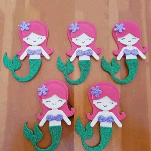 Mermaid Stencil Metal Cutting Dies For DIY Scrapbooking Paper Card Craft Dies