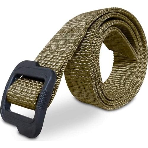 MISSION ELITE Heavy Duty EDC Tactical Belt - Stiffened 2-Ply 1.5" Nylon Gun Belt