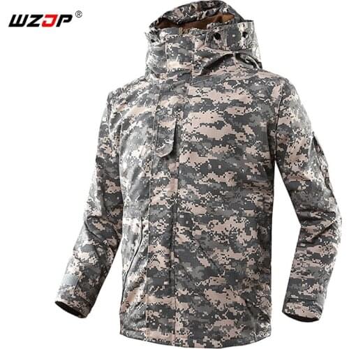 WZJP Mens Camouflage Hoodies