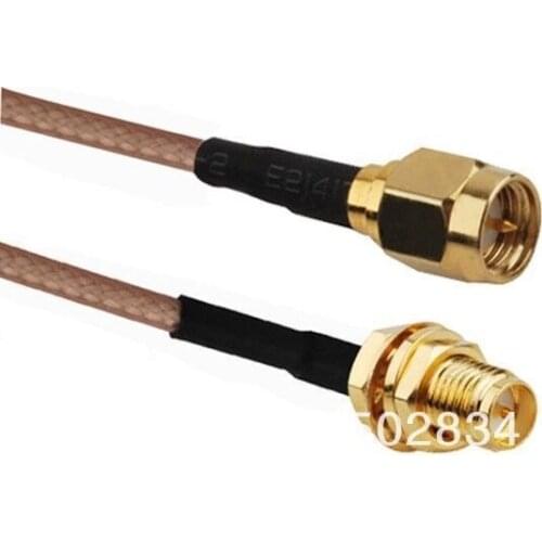 10pcs/lot 20CM RF Pigtail SMA Male to RP-SMA Female(male pin) cable RG316