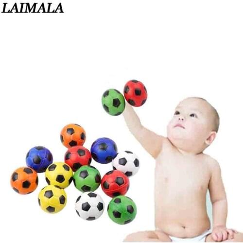 Colorful Football Hand Massager Ball Exercise Soft Elastic Squeeze Stress Reliever Ball Massage Tool Wholesale Random Color