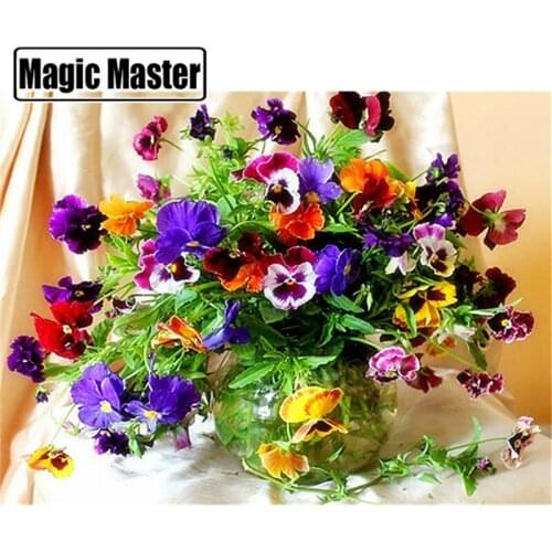 5D DIY Diamond Painting Flower Home Decor 5d Diamond Embroidery Full Display Floral Stitch Picture Of Rhinestones Wall Art