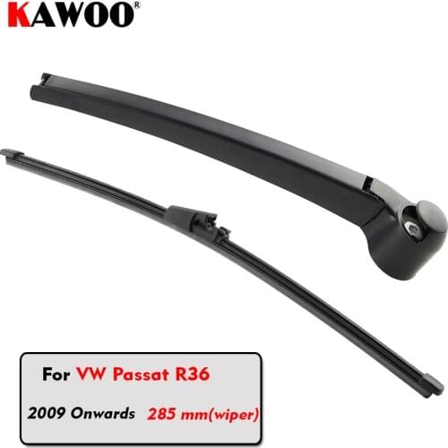 KAWOO Car Rear Wiper Blades Back Window Wipers Arm For Volkswagen Passat R36 Hatchback (2009 Onwards)285mm Windscreen Wiper
