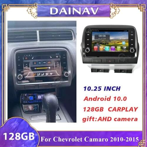 Android 6+128GB For Chevrolet Camaro 2010- 2015 Car Multimedia Android Player Radio Accessories Carplay GPS Map Navigation DSP