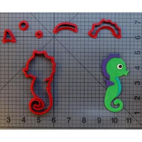 Seahorse Baby Cookie Cutter Baking Supplies Cake Fondant Decorating Tool Set 3D Printing Customized