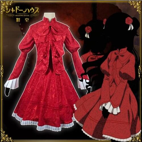 2021 Kate Maid Cosplay Costume Shadows House Character Uniform Dress Halloween Carnival Costume for Women Girls