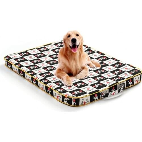 Cartoon Pet Mat Soft Dog Bed Filling Sponge Thicken Warm Dog Cushion House For Small Medium Large Dogs Pad Pets Supplies