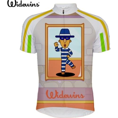 Wholesale Customized Prison cycling jersey white Prisoner bike clothing bicycle wear short sleeve ropa ciclismo maillot 5723