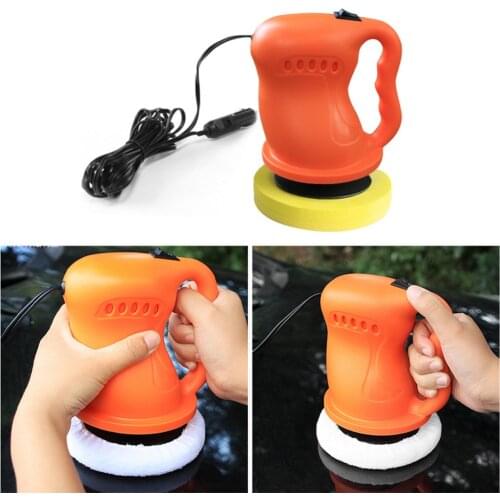 Hot 12V 36W Waxing Polishing Machine Auto Paint Care Car Polisher Electric Waxer Tool Buffing Sanding Waxing Grinding Tools
