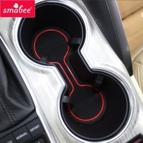 Smabee Anti-Slip Gate Slot Mat For TOYOTA CAMRY 2018 2019 2020 XV70 Interior Accessories Interior Cup Holders Non-slip mats