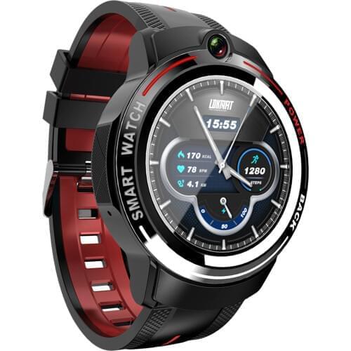 LOKMAT LOK02 1.39" 4G Smart Watch Phone 3GB+32GB Full Touch Face Unlock Dual Camera Video Chat Heart Rate Monitor Smartwatch Men