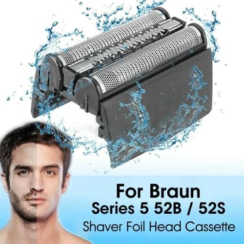 Replacement Shaver Foil Head for Braun 52b 52s Series 5 5090cc 5020s 5050cc 5040s for Cruzer6 Blade Head Shaver Replacement Foil