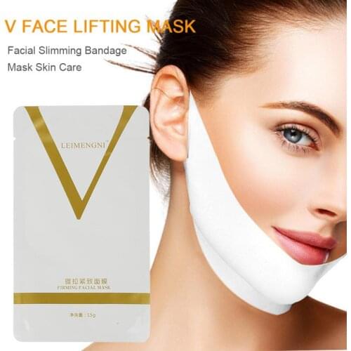 1 Pcs V Shape Lifting Facial Mask Facial Slimming Lift Up Shape Mask Reduce Double Chin Face Thining Band Massage Firming Skin