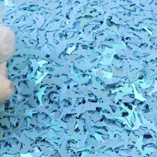 10g Dolphin Shape Loose Sequins for Crafts Nails Arts Decoration Paillettes Sequin DIY Handmade Garments Sewing Accessories