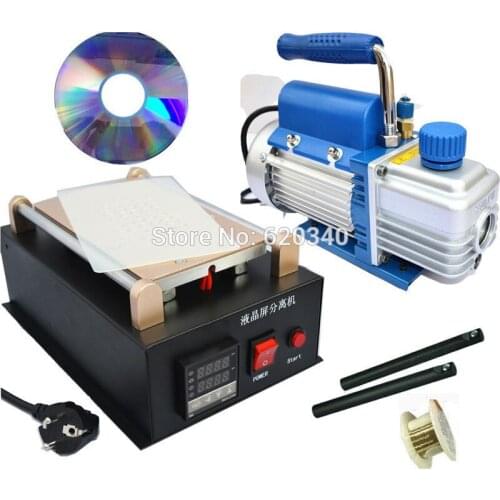 110v/220v 7 Inch Mobile phone Touch Glass LCD Screen Vacuum Separator Repair machine + Vacuum Pump set