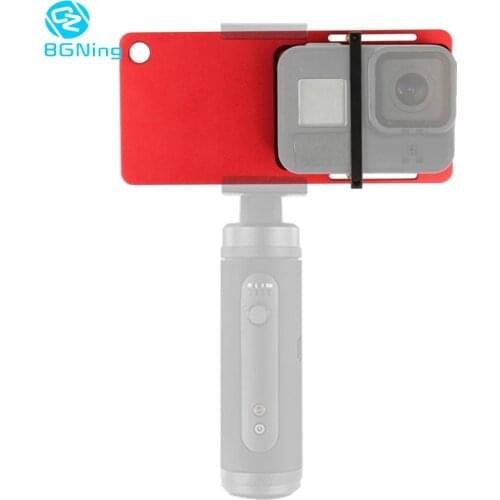Aluminum Gimbal Switch Plate Adapter for DJI OSMO Action Tripod Mount Clip Clamp for GOPRO Hero 8 for EKEN Stabilizer