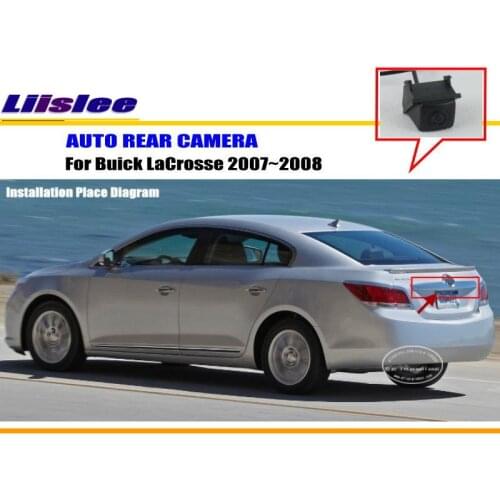 Car Rear View Camera For Buick LaCrosse 2007 2008 Reverse Back up Camera AUTO DVD CAM License Plate Light Reverse Hole CAM