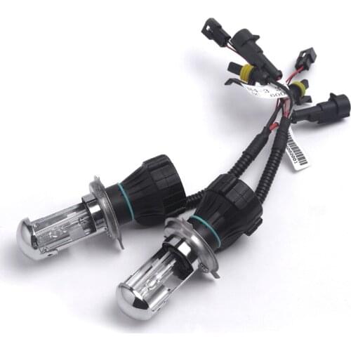 Bi xenon H4 55W HID bulb 35W replacement H4-3 Hi Lo H4 Bi xenon H4 bixenon light headlight lamps