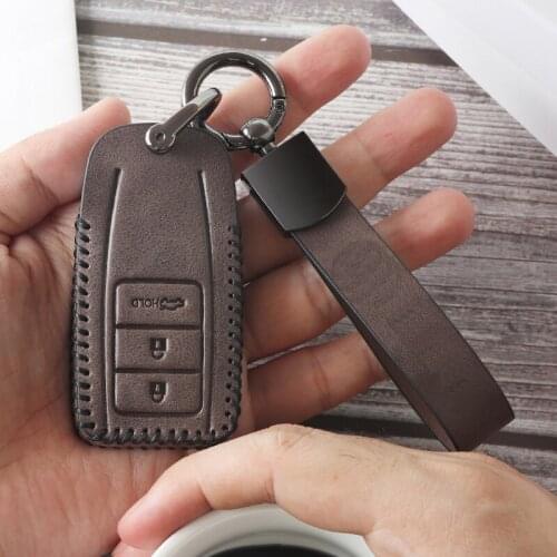 2021 Fashion Genuine Leather Key Case Cover Shell For Acura CDX RDX MDX NSX TLX ILX Car Key Protect Buckle Shell Accessories