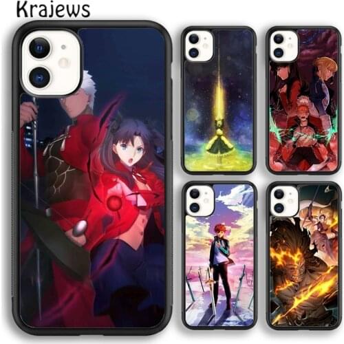 Krajews Shirou Emiya Fate Stay Night Phone Case Cover For iPhone 5 SE 6s 7 8 plus X XR XS 11 12 pro max Samsung Galaxy S8 S9 S10