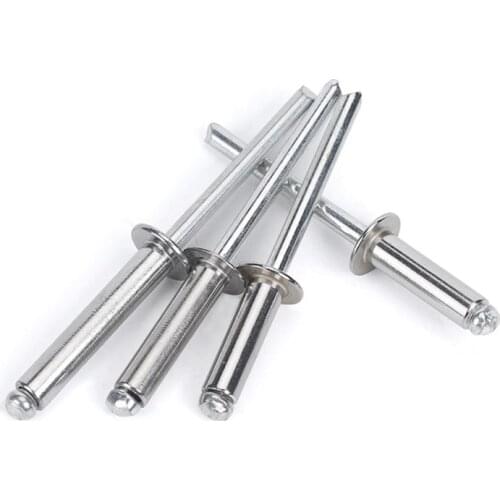 100pcs M3.2 M5 M6.4 Stainless steel Blind Rivets Decorate rivet Fold Type size