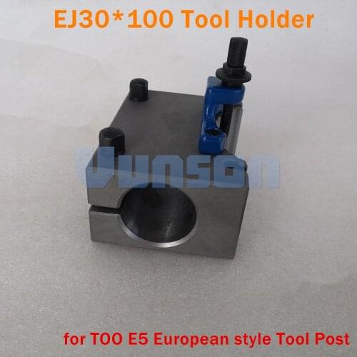 TOOE5 EJ30100 European Style Drilling&Boring Bar tool holder for E5 type Lathe Swing Dia. 200~400mm QCT Quick Chang Tool Post