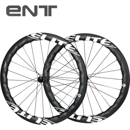 ELITEWHEELS BWS Road Disc Carbon Wheels Center Lock/6 Bolt Lock Hub 24/24 Hole New Arrivals 50mm Depth Wheelset For Cyclocross