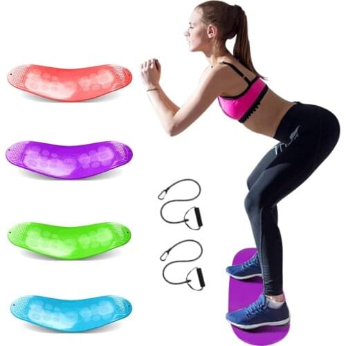 Simply Fit Board Twist Fitness Balance Board Wobble Yoga Gym Core Workout Twister Training Abdominal Muscles Legs Balance Pad