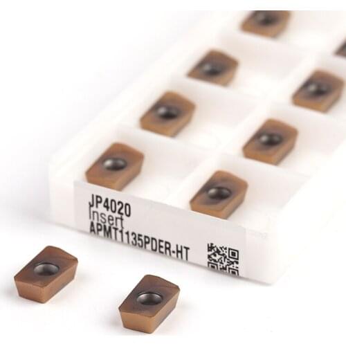 10pcs APMT1135PDER HT JP4020 APMT1135PDER HS JP4020 Milling inserts CNC lathe Turning tools Carbide inserts For steel processing